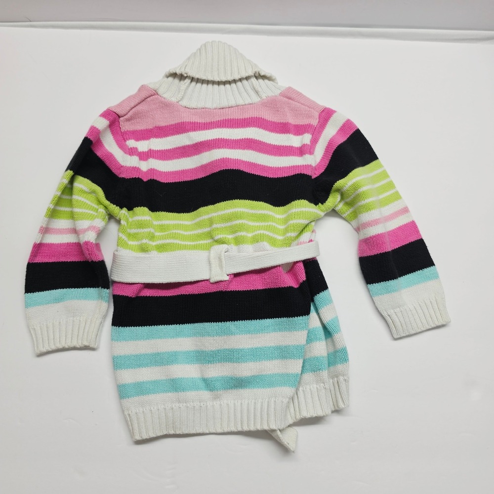 Gymboree Cardigan and Jeans Set Kids 12-18 Months Multi-Color Striped Denim - Picture 6 of 10